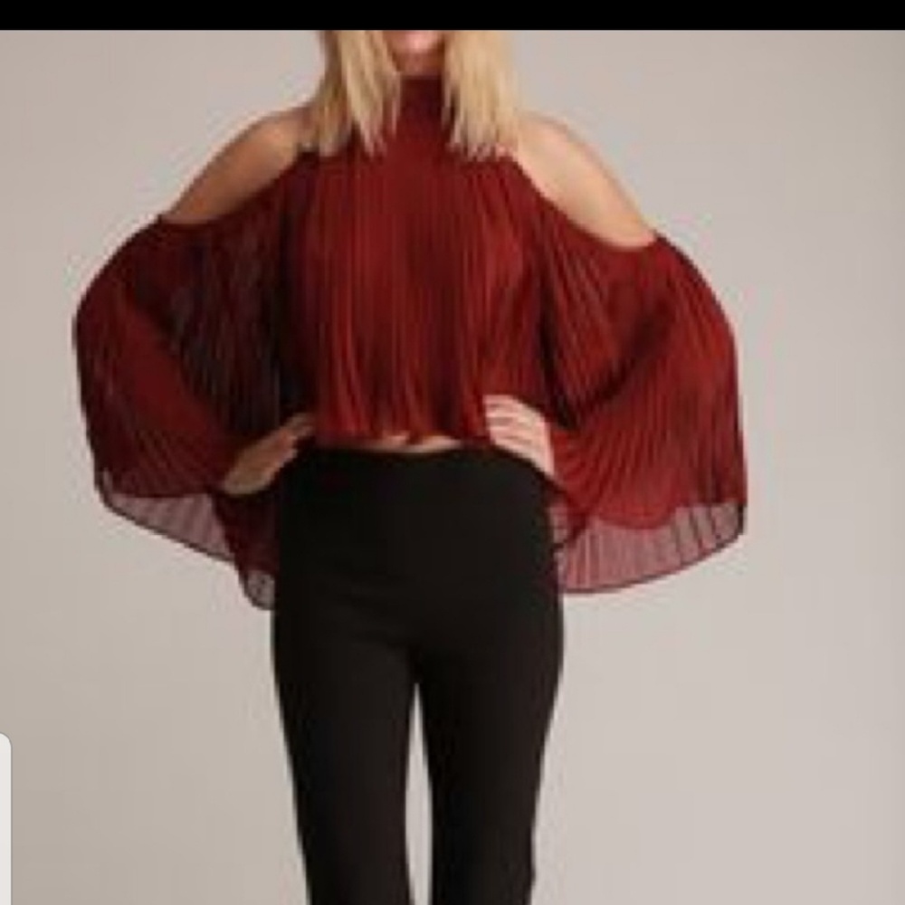 Walter Baker Mila Top Burgundy